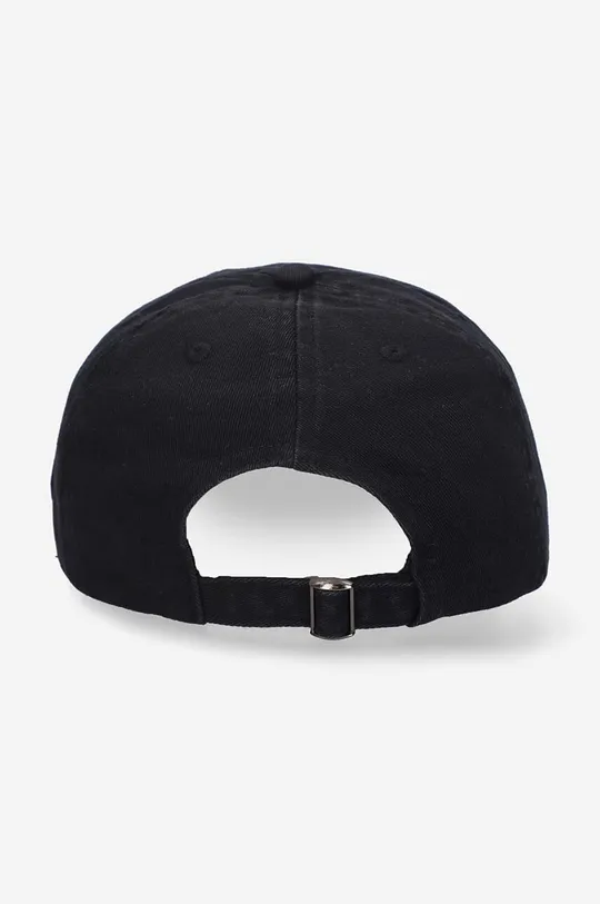 μαύρο Βαμβακερό καπέλο του μπέιζμπολ Wood Wood Eli AA