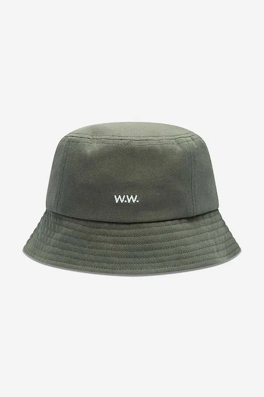 zelená Bavlněný klobouk Wood Wood Ossian Bucket Hat Pánský