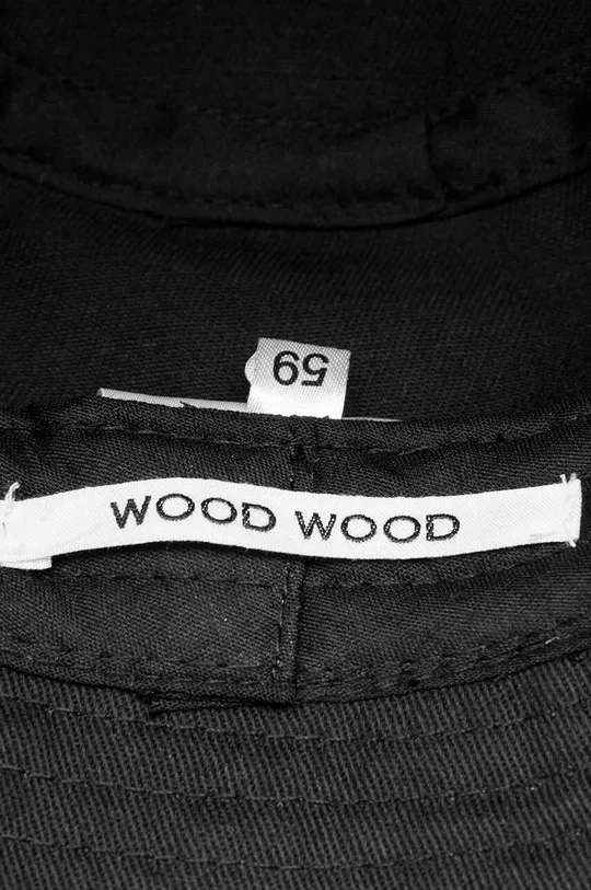 Wood Wood pamut sapka Ossian Bucket Hat 12240817-7083 BLACK