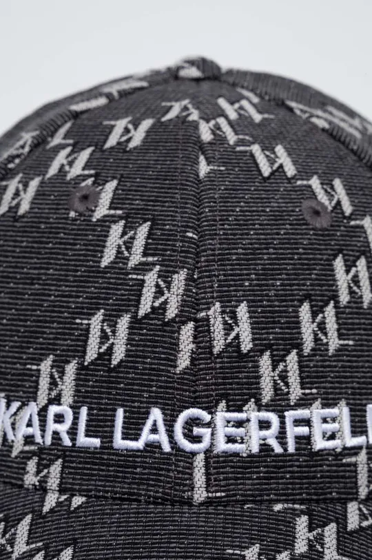 Karl Lagerfeld berretto da baseball nero