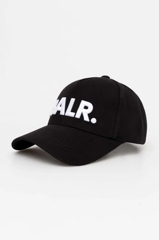 μαύρο Βαμβακερό καπέλο του μπέιζμπολ BALR Game Day Ανδρικά