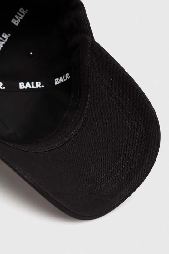 črna Bombažna bejzbolska kapa BALR