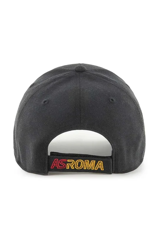 Βαμβακερό καπέλο του μπέιζμπολ 47 brand AS Roma μαύρο