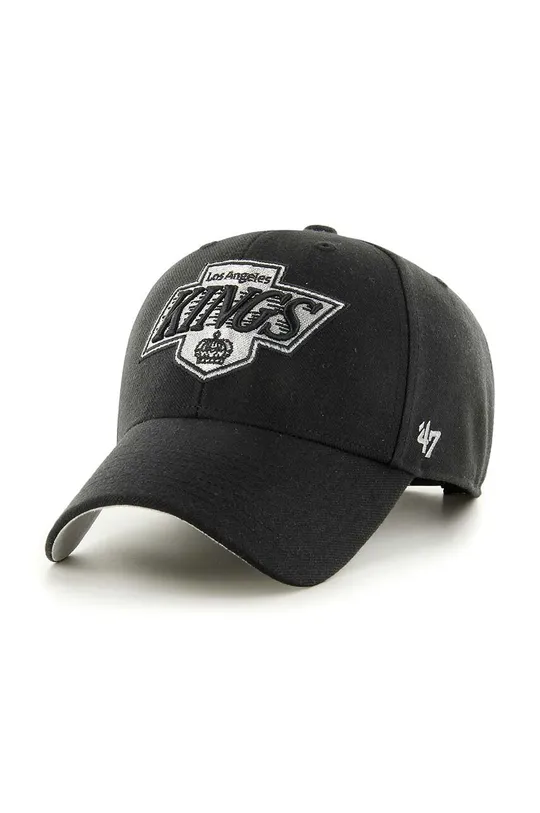 μαύρο Βαμβακερό καπέλο του μπέιζμπολ 47 brand NHL LA Kings Ανδρικά