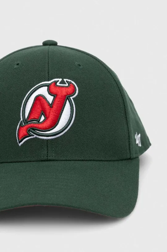 47 brand czapka z daszkiem z domieszką wełny NHL New Jersey Devils zielony