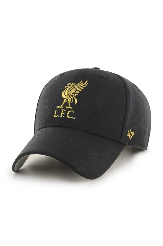 czarny 47 brand Czapka z daszkiem EPL Liverpool Unisex