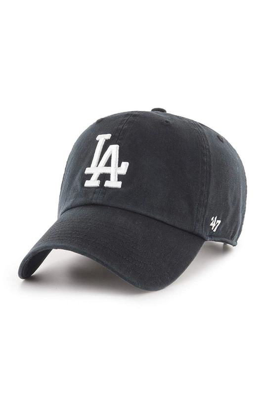 črna Kapa na šilt 47brand MLB Los Angeles Dodgers Unisex