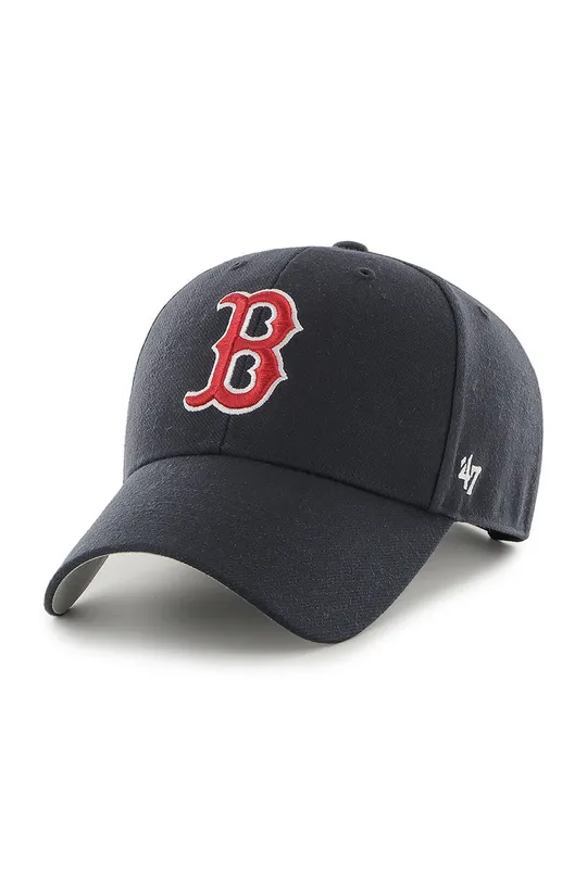 czarny 47 brand Czapka MLB Boston Red Socks Unisex