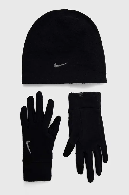 fekete Nike sapka és kesztyű Uniszex