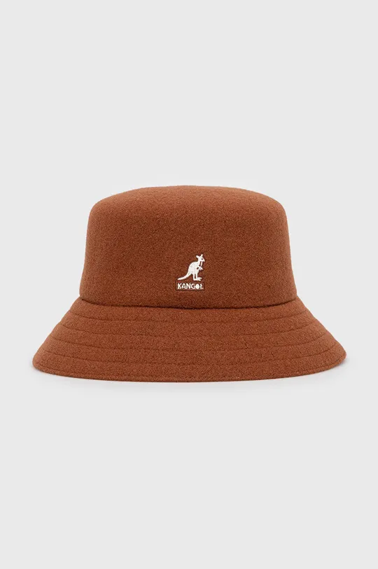brązowy Kangol kapelusz wełniany Unisex