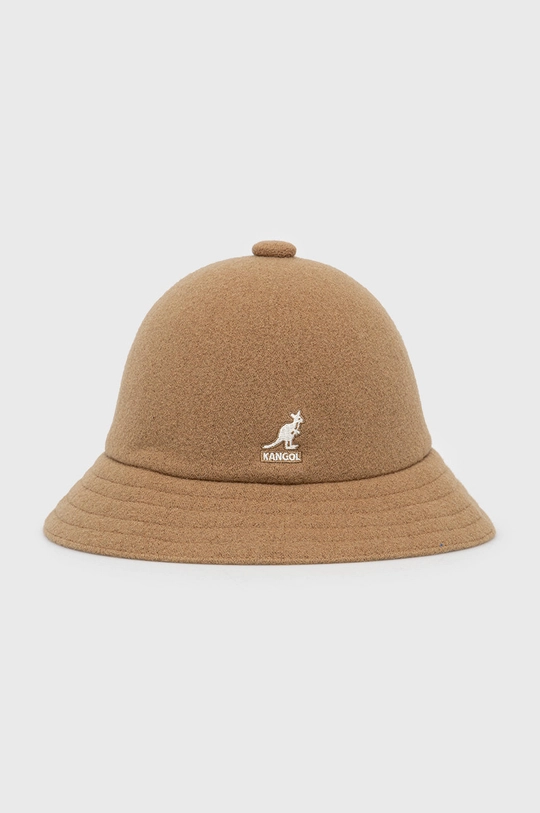 beżowy Kangol kapelusz wełniany Unisex