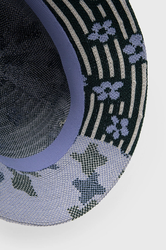 blu Kangol berretto in misto lana