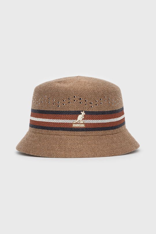 brązowy Kangol kapelusz z domieszką wełny Unisex