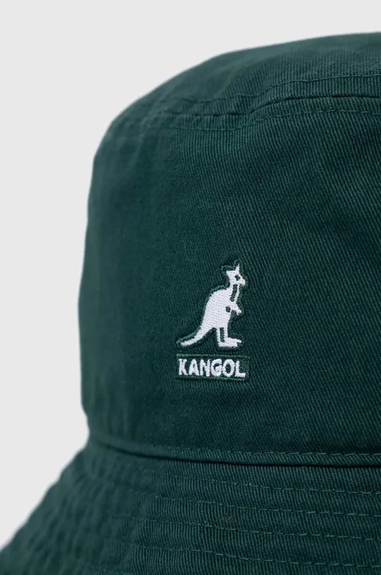 Bavlnený klobúk Kangol zelená