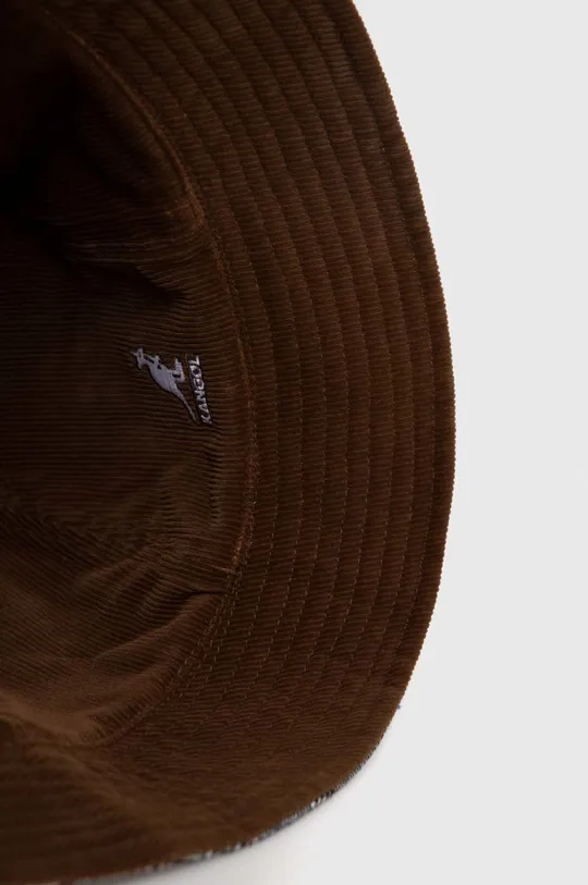 beżowy Kangol kapelusz z domieszką wełny dwustronny