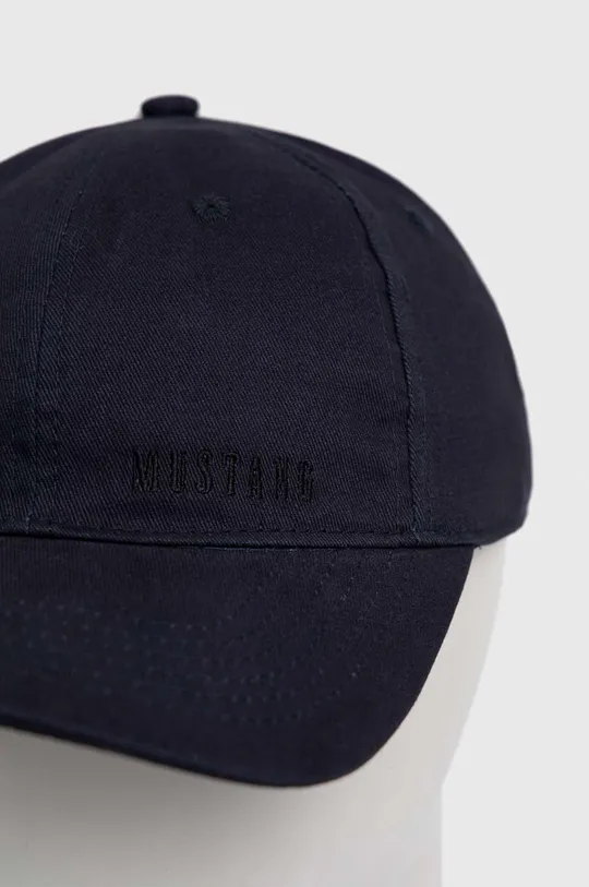 Βαμβακερό καπέλο του μπέιζμπολ Mustang σκούρο μπλε