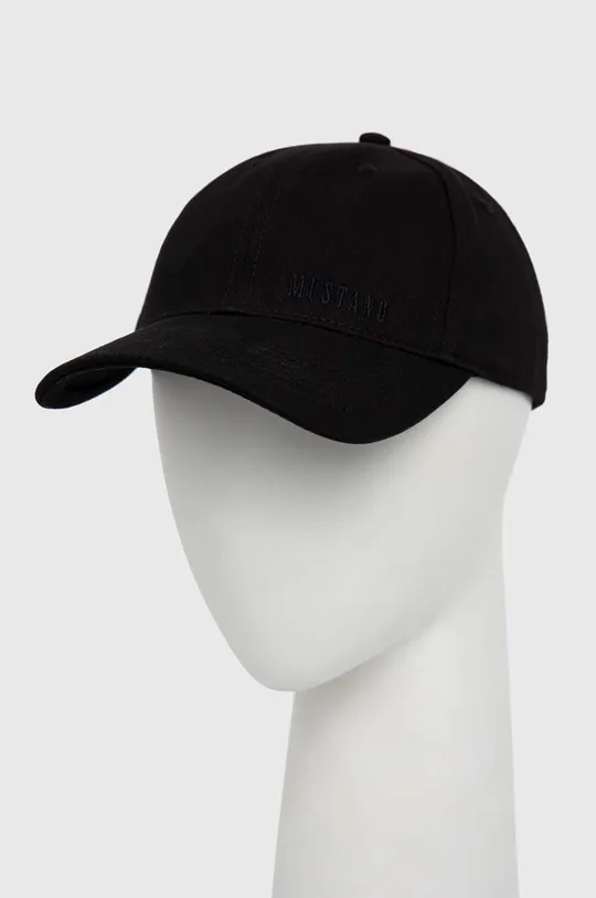 μαύρο Βαμβακερό καπέλο του μπέιζμπολ Mustang Unisex