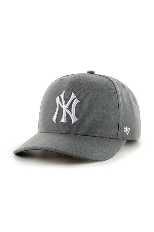 γκρί Καπάκι με μείγμα μαλλί 47 brand MLB New York Yankees Unisex