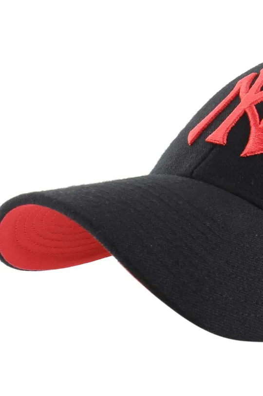47brand czapka z daszkiem z domieszką wełny MLB New York Yankees czarny