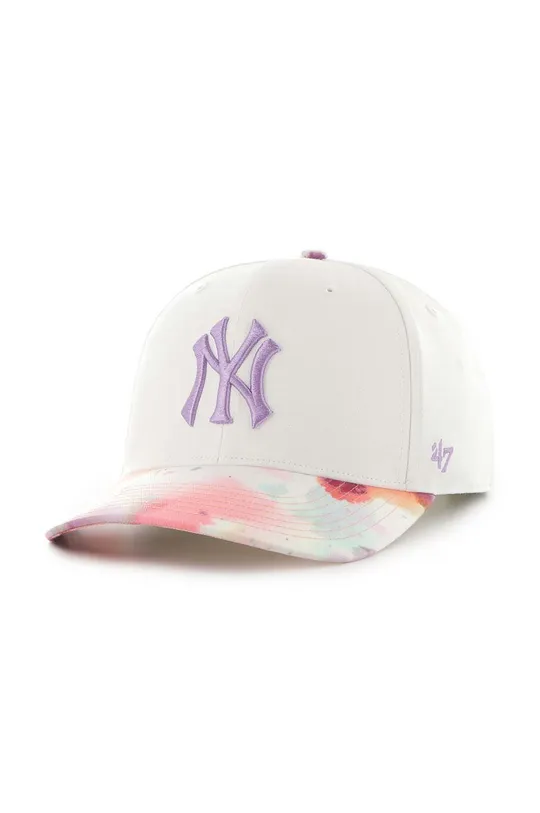 bijela Kapa sa šiltom s dodatkom vune 47brand MLB New York Yankees Unisex