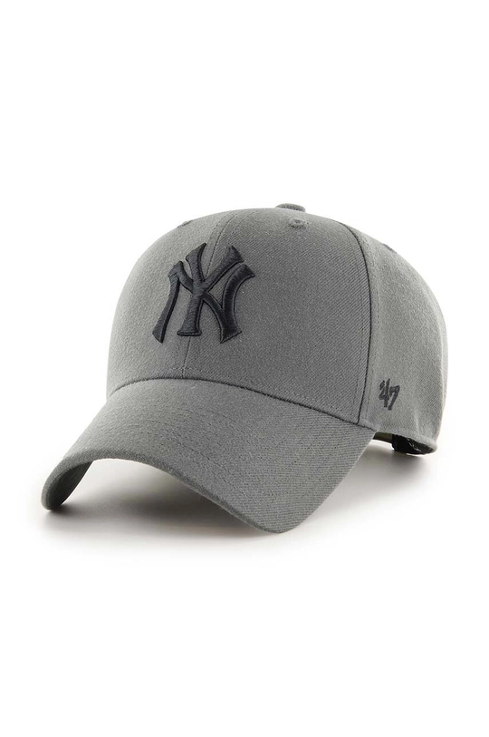 siva Kapa iz mešanice volne 47brand MLB New York Yankees Unisex