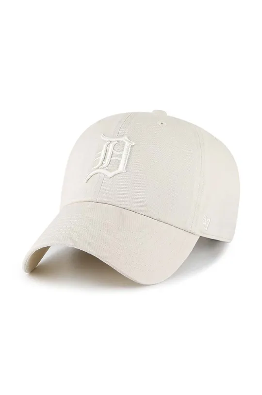 μπεζ Βαμβακερό καπέλο του μπέιζμπολ 47 brand MLB Detroit Tigers Unisex