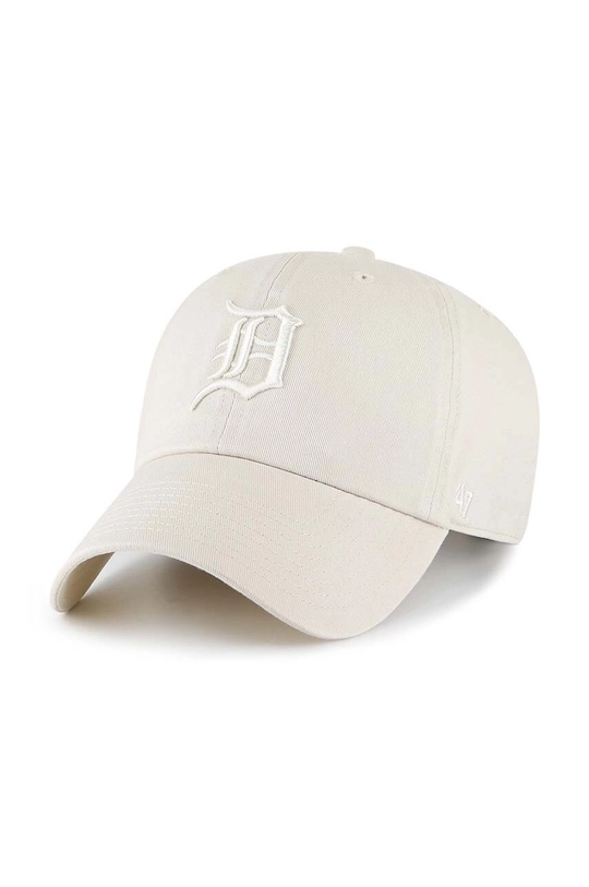 Βαμβακερό καπέλο του μπέιζμπολ 47 brand MLB Detroit Tigers εφαρμογή μπεζ B.BLPRK09GWS.BN