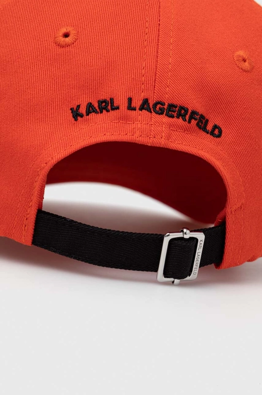 Хлопковая кепка Karl Lagerfeld  Основной материал: 50% Хлопок, 50% Переработанный хлопок Подкладка: 96% Полиэстер, 4% Хлопок