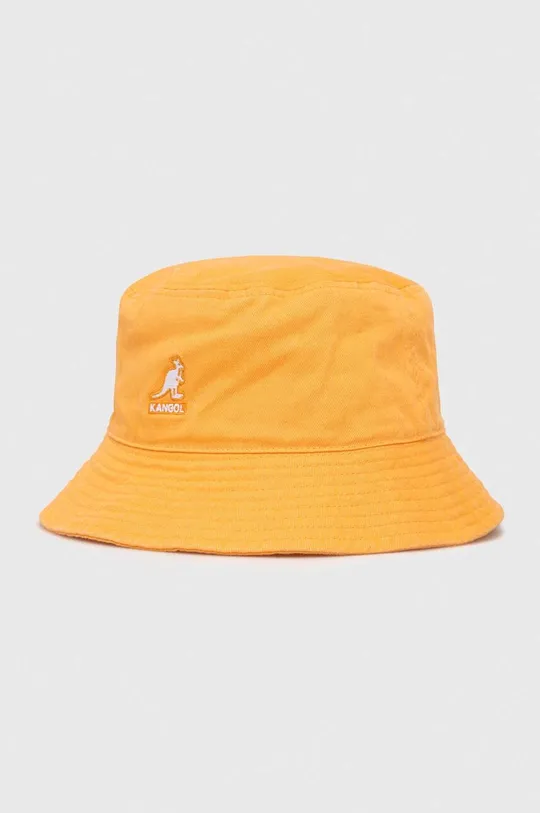 oranžová Bavlnený klobúk Kangol Unisex
