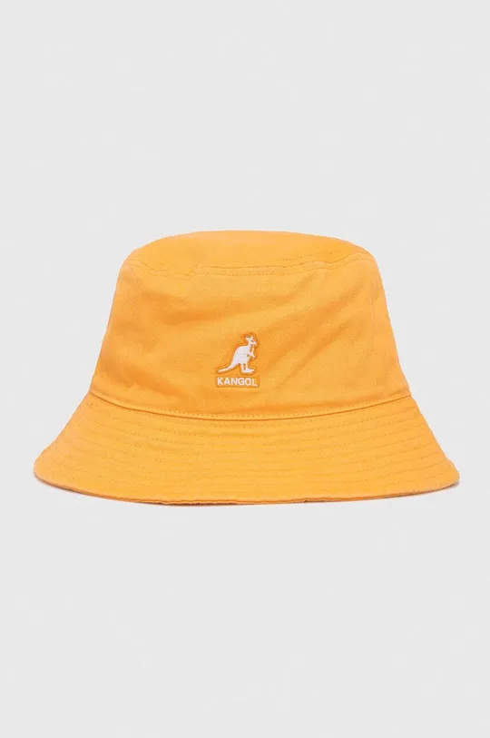 Kangol kapelusz bawełniany pomarańczowy