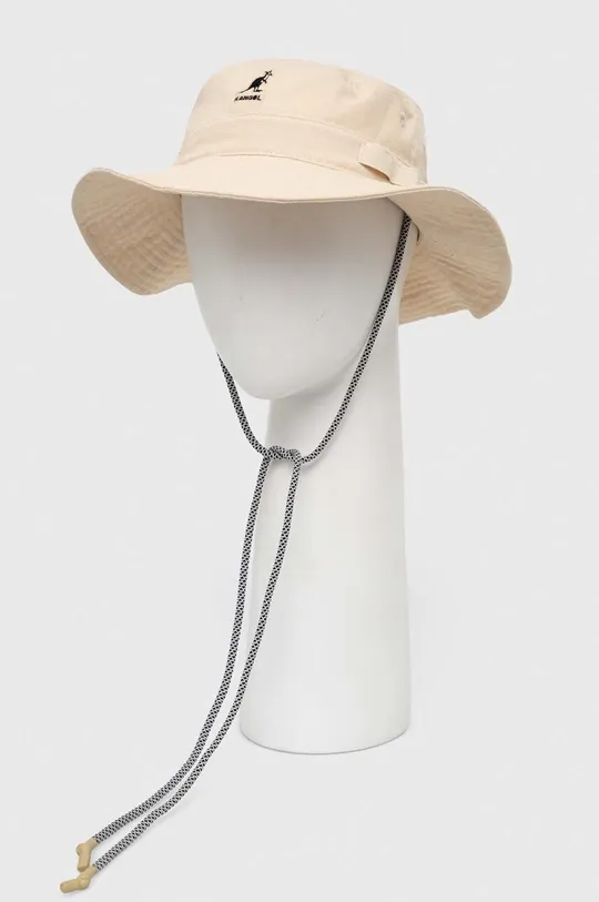 Βαμβακερό καπέλο Kangol μπεζ