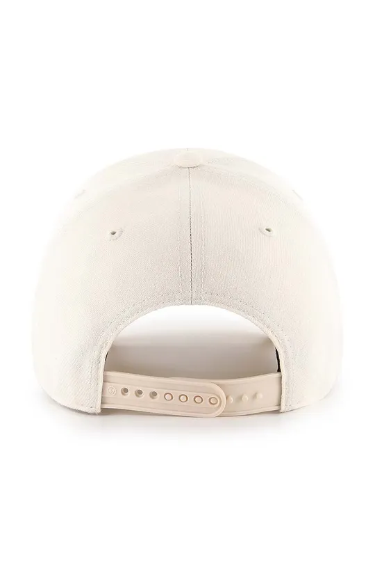 47 brand czapka z daszkiem z domieszką wełny MLB New York Yankees beżowy