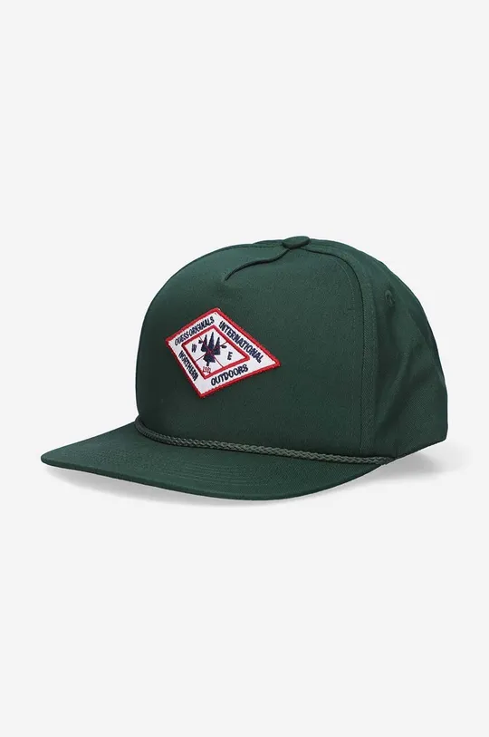 πράσινο Βαμβακερό καπέλο του μπέιζμπολ Guess Originals Unisex