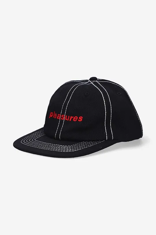 negru PLEASURES șapcă de baseball din bumbac Iris Unisex