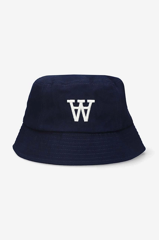 navy Wood Wood cotton hat Unisex