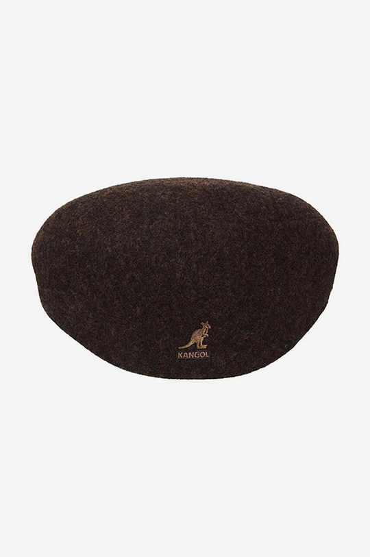 Kangol beretă de lână Kaszkiet Kangol Wool 504-S K3248HT ESPRESSO/CAMEL maro