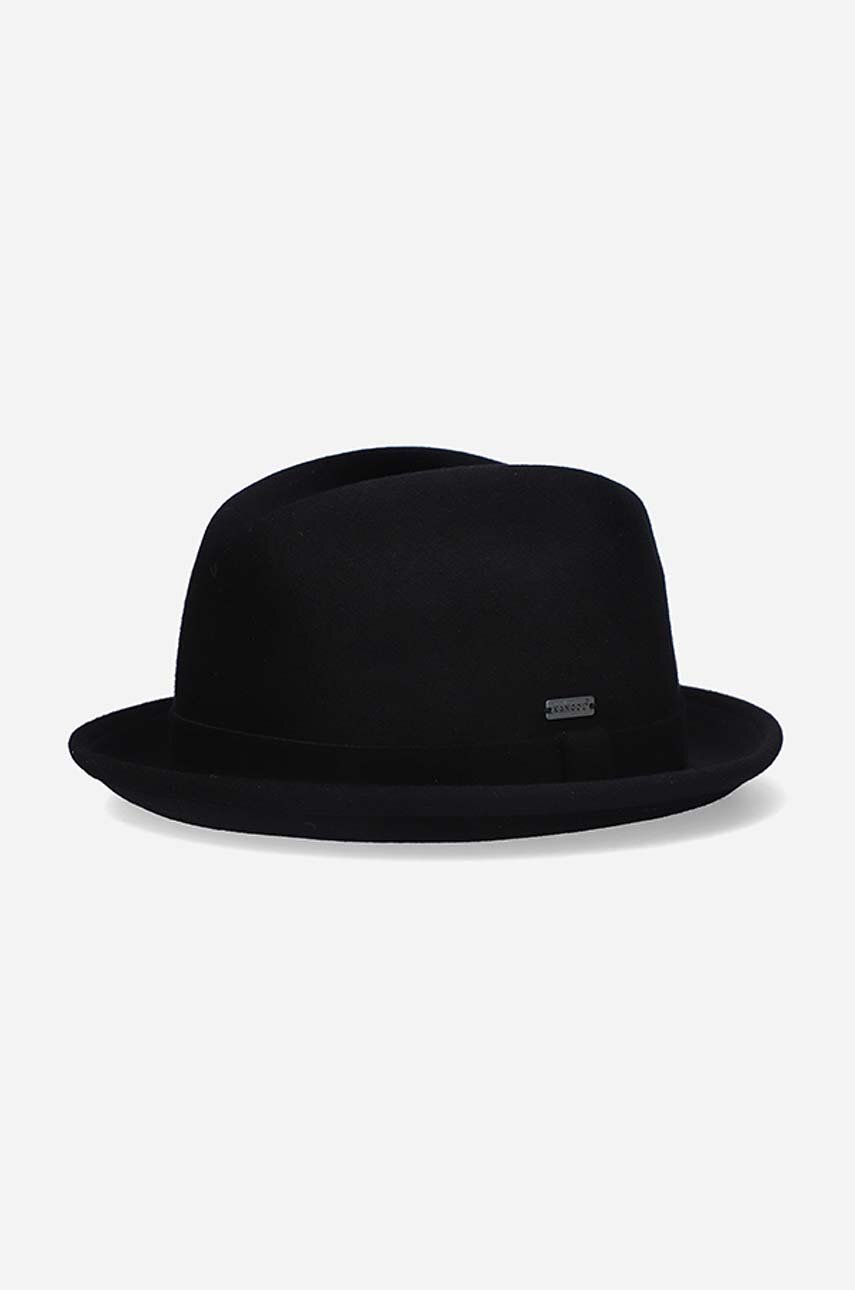 черен Вълнена капела Kangol Polished Player K4385 BLACK Унисекс