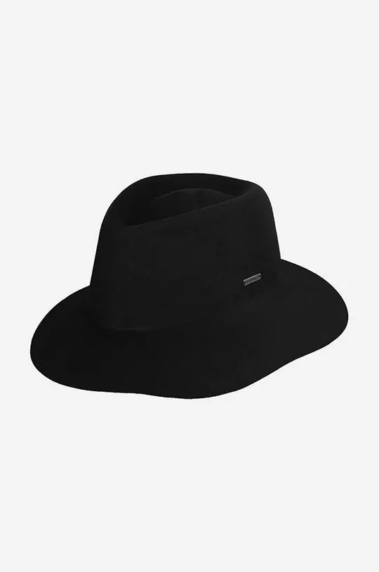 negru Kangol pălărie de lână Barclay Trilby Unisex