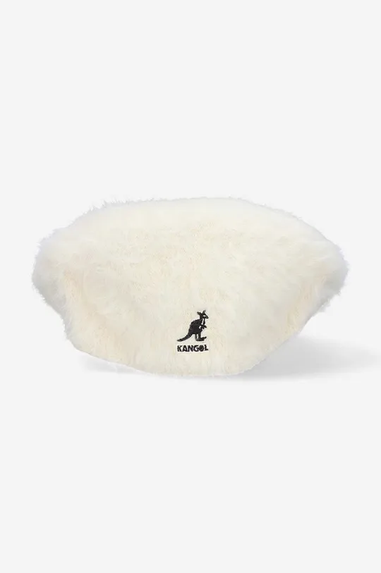 Kangol wool blend bakerboy hat Ivory Furgora 504  Basic material: 45% Angora wool, 40% Modacrylic, 15% Nylon