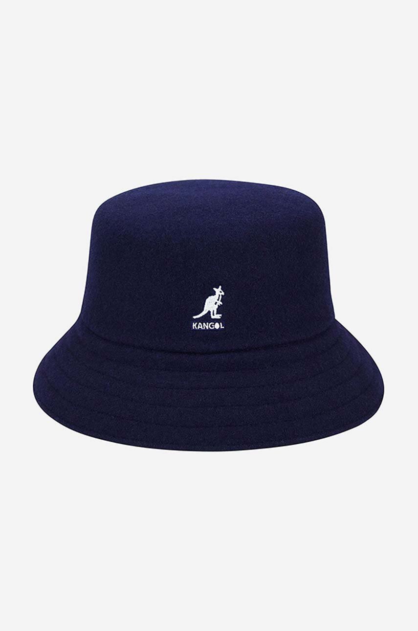 tmavomodrá Vlnený klobúk Kangol Wool Lahinch Unisex