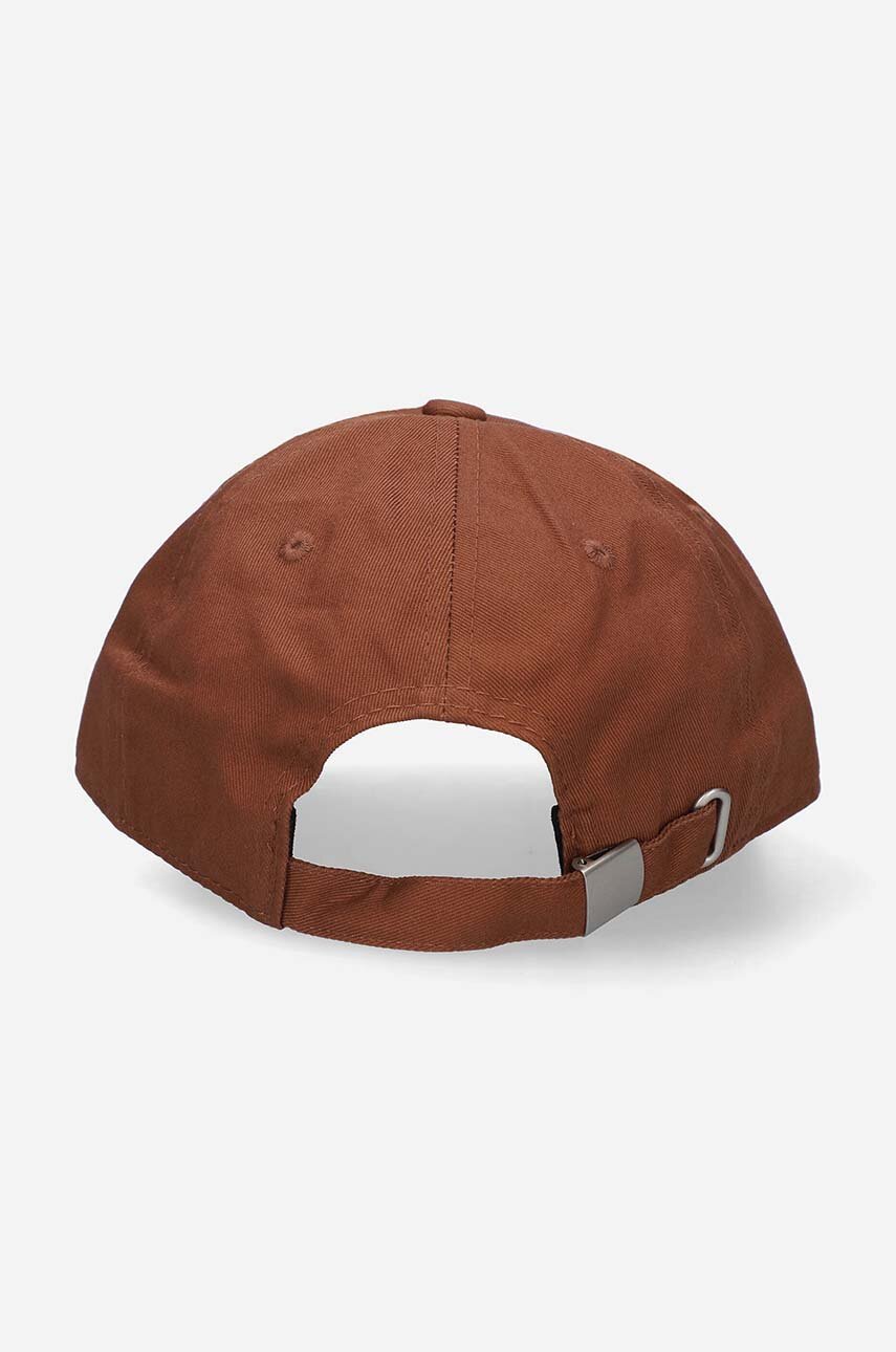 Drôle de Monsieur cotton baseball cap brown