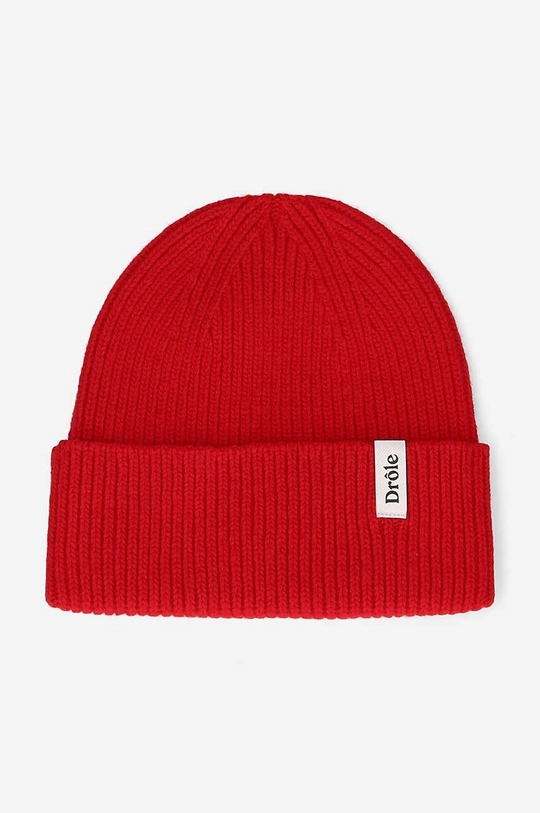 red Drôle de Monsieur wool beanie Unisex