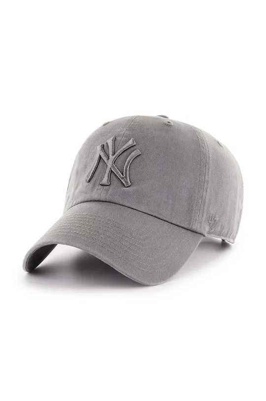 серый Хлопковая кепка 47brand MLB New York Yankees Unisex