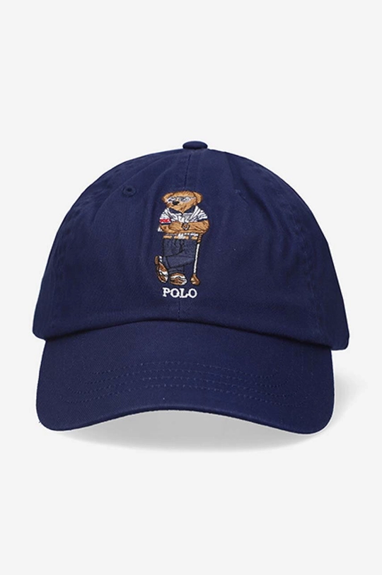 navy Polo Ralph Lauren cotton baseball cap