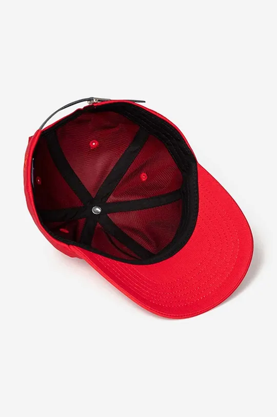 red Aries cotton baseball cap