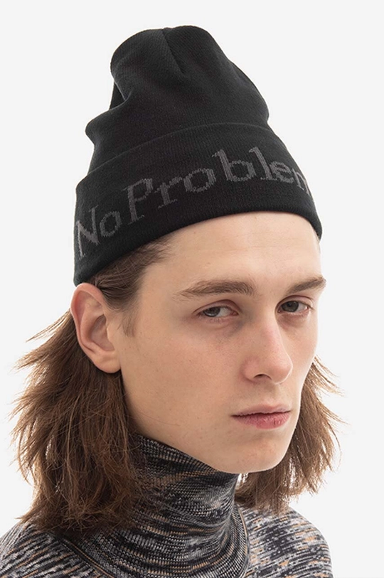 czarny Aries czapka No Problemo Beanie