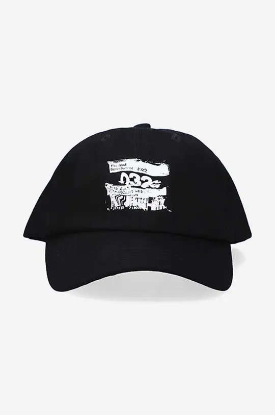 czarny 032C czapka z daszkiem bawełniana Barcode Cap