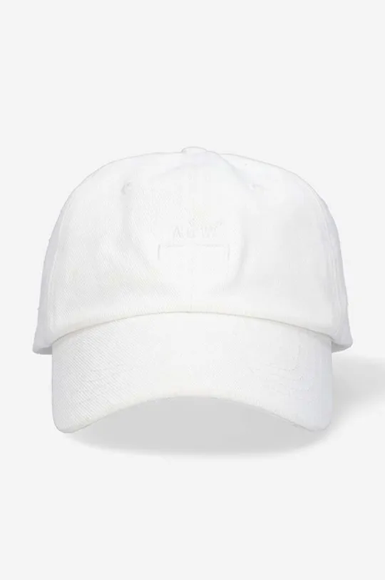 biały A-COLD-WALL* czapka z daszkiem bawełniana MOO