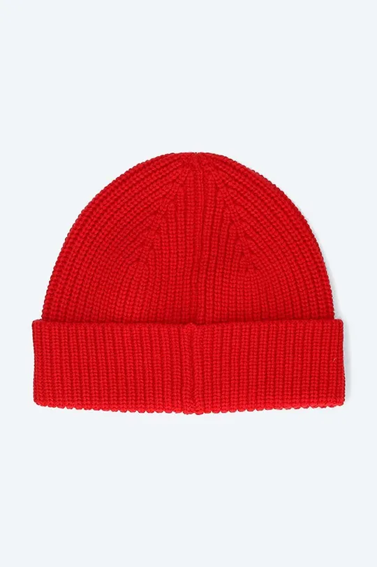 Вовняна шапка A.P.C. Bonnet New Billie червоний