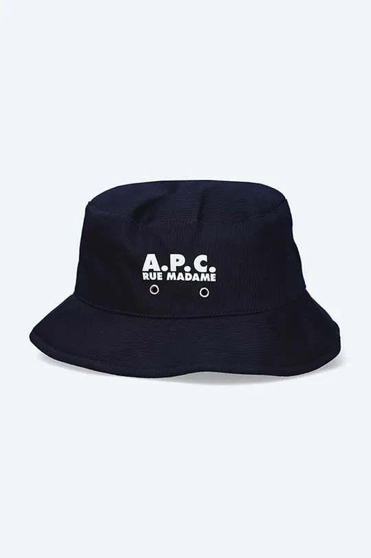 bleumarin A.P.C. pălărie din bumbac Unisex